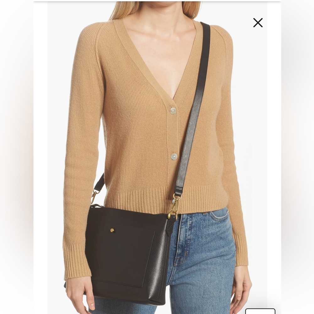 Madewell The Transport Shoulder Crossbody Bag Black - Picture 2 of 14